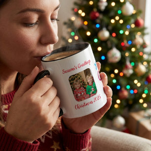  Photo Season's Greetings  Personalise Mug