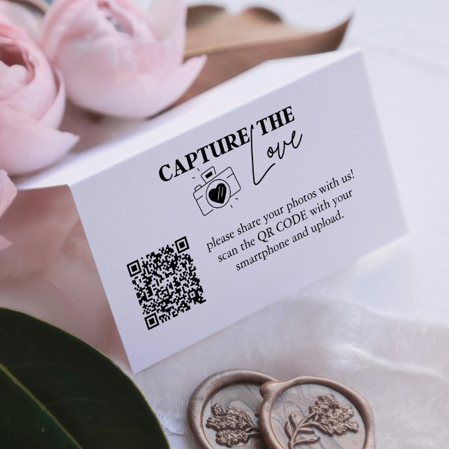 Photo Sharing Capture The Love Wedding QR Code  (Creator Uploaded)