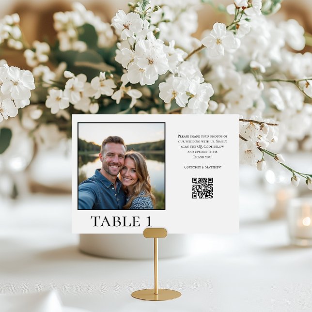 Photo Sharing QR Code Table Number (Creator Uploaded)