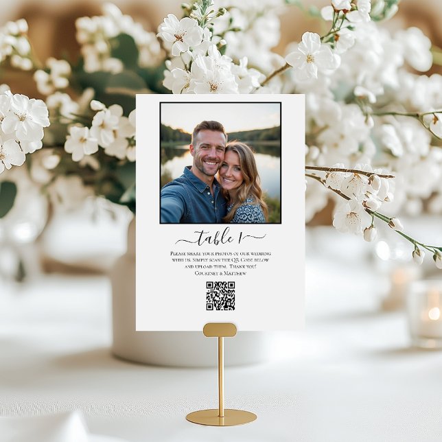 Photo Sharing QR Code Table Number (Creator Uploaded)