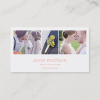 Photo Showcase Photography Business Card - Pink