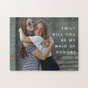Photo Simple Maid of Honour Proposal Jigsaw Puzzle