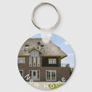 Photo Simple New Home Keychain