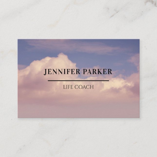 Photo Sky  Business Card (Front)