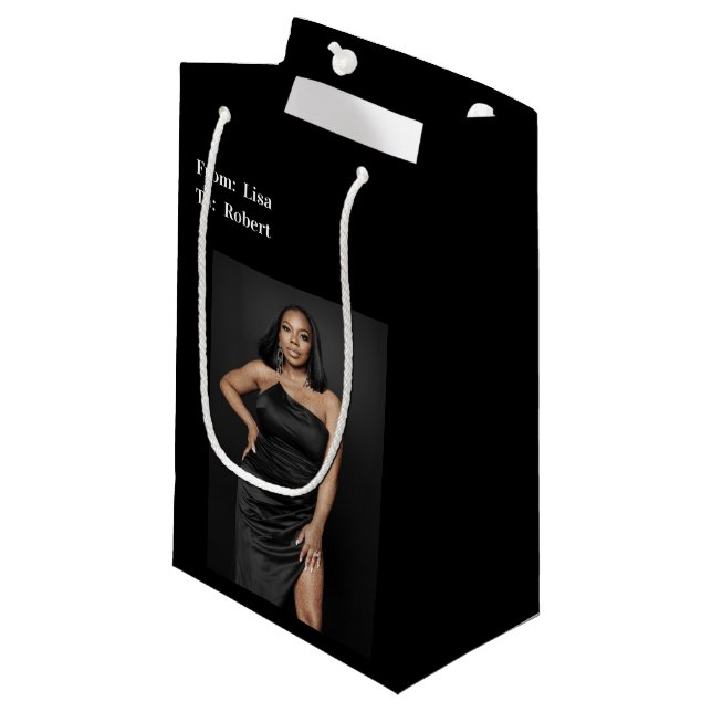 Photo  small gift bag (Front Angled)