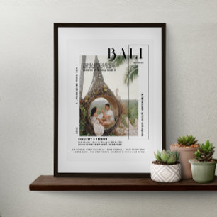 Photo Snapshot Modern Print Travel Keepsake