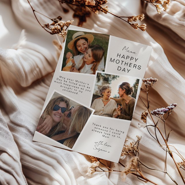 Photo Snapshot Mothers Day Card (Creator Uploaded)