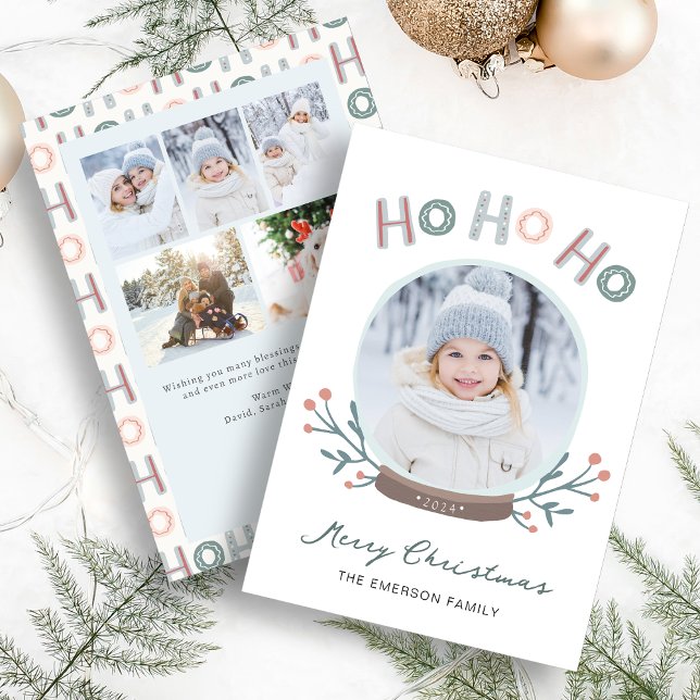 Photo Snow Globe Christmas Card (Photo Snow Globe Christmas Card
)