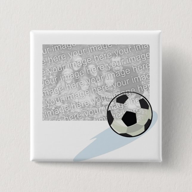Photo Soccer Button (Front)