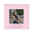 Photo | Social Media |  Pink Glitter | QR Code