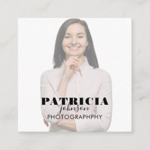 Photo Square Business Card