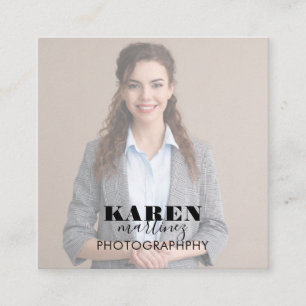 Photo Square Business Card