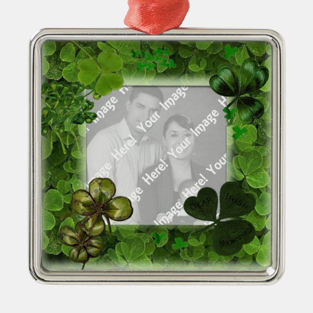 Photo St. Patrick's Day Ornament (Front)