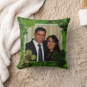 Photo St. Patrick's Day Throw Pillow