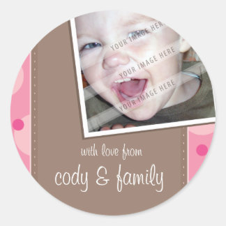 PHOTO STICKER SEAL :: cheeky spotted 7