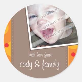 PHOTO STICKER SEAL :: cheeky spotted 8