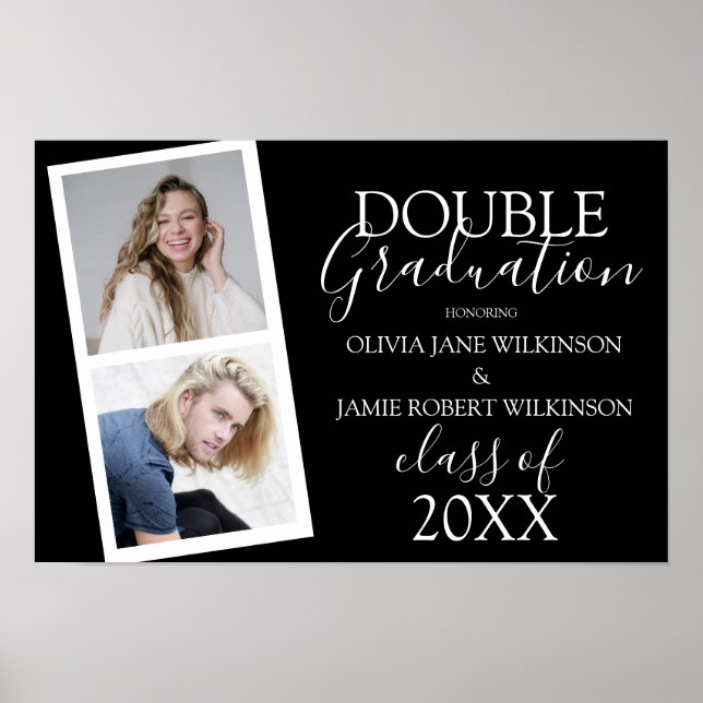 Photo Strip Joint Graduation Poster (Front)