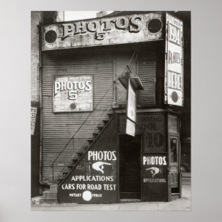 Photo Studio, 1934. Vintage Photo Poster