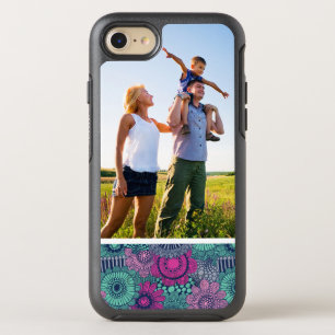 Photo Stylish Floral Pattern OtterBox Symmetry iPhone 8/7 Case