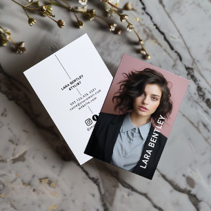 Photo stylist social media business card