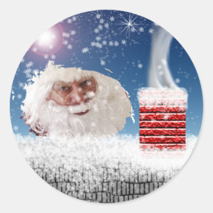 Photo Template Holiday Christmas Envelope Seals