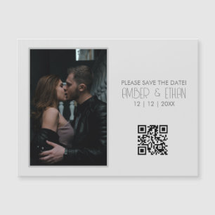 Photo template QR code Save the Date