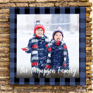 Photo Template Simple Buffalo Check Print