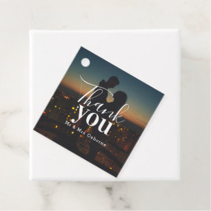 Photo Template Thank You Personalised Favour Tags