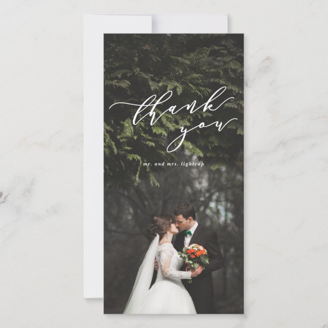 photo thank you card (Front)