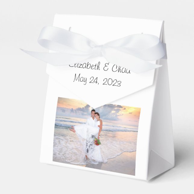 Photo thank you favour box (Front Side)