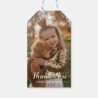 Photo Thank You Favour Tag