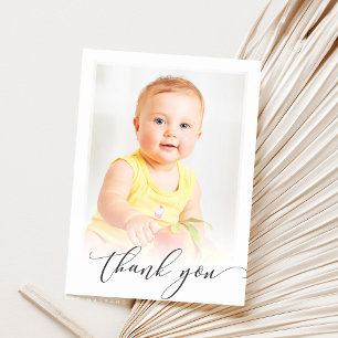 PHOTO THANK YOU modern calligraphy script writing