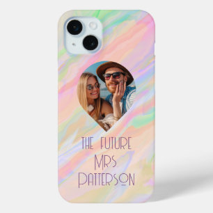 Photo The Future Mrs Modern Bride Colourful Pastel iPhone 15 Mini Case