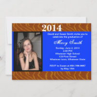 Photo Tiger Graduation Invitation