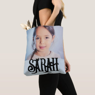 PHOTO TOTE CUSTOM PERSONALIZED YOUR CHILD BAG