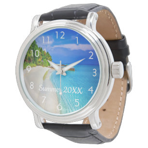 Photo travel vacation keepsake watch