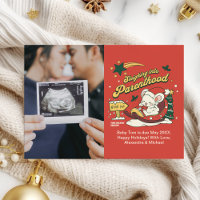 Photo Ultrasound Christmas Pregnancy Announcement