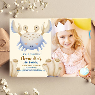 Photo  Under The Sea Birthday Invitation
