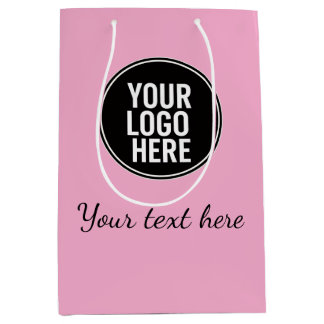 Photo Upload Sticker | Waterproof Square Label Medium Gift Bag