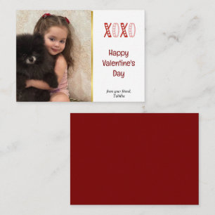 photo valentines day card,modern valentines day ph card