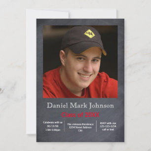 Photo Vertical - Graduation Announcement