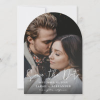 Photo - Vertical Save the Date Arc