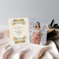 Photo Vintage Celestial Botanical Baby Shower