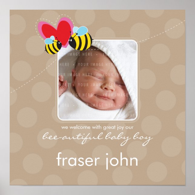 PHOTO WALL ART :: bee-autiful 2 (Front)
