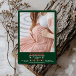 Photo  We are expecting Pregnancy Announcement<br><div class="desc">Share your joyful news with a touch of festive charm using our Photo Christmas Pregnancy Announcement. This delightful card features a personal photo, beautifully framed to showcase your growing family. The design incorporates festive elements like Christmas trees, snowflakes, or holiday accents, along with a heartwarming message that reveals your exciting...</div>