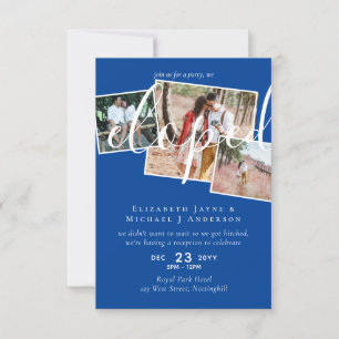 PHOTO We Eloped Announcement Reception Party
