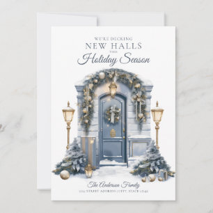 Photo We Moved New Home Christmas Holiday Card