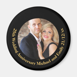 PHOTO Wedding Anniversary Magnet Gifts Under $5