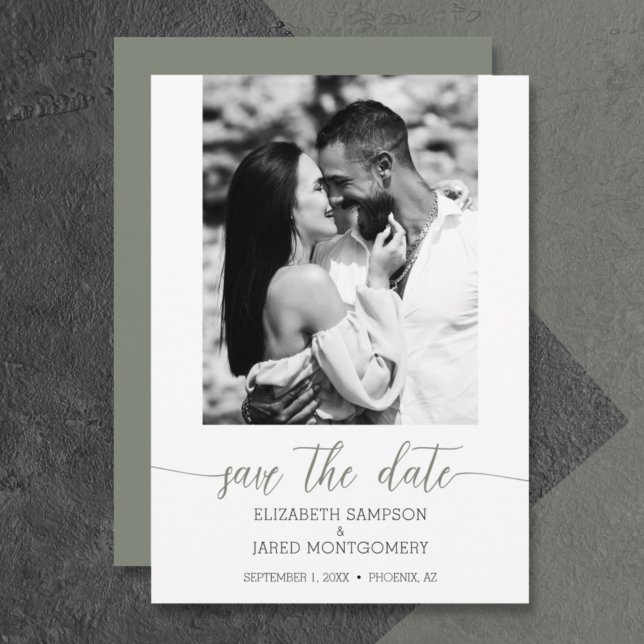 Photo Wedding Eucalyptus Save The Date (Creator Uploaded)
