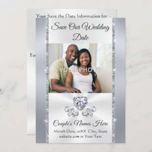 Photo, Wedding Save the Date Cards with Envelopes